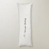 Sleep to be continued, Love and hearts Seitenschläferkissen (Rückseite (Vertikal))