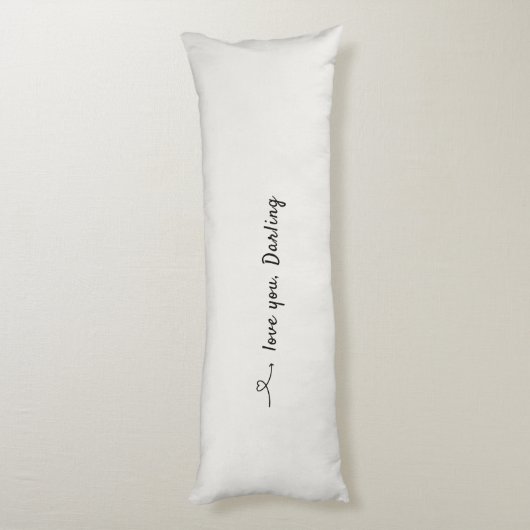 Sleep to be continued, Love and hearts Seitenschläferkissen (Rückseite (Vertikal))