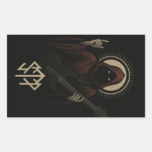 Sleep token vibes rechteckiger aufkleber (Vorderseite)