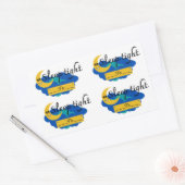 Sleep Tracker Journal-Aufkleber Rechteckiger Aufkleber (Umschlag)