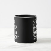 Sleep Train Repeat Dampfzug Bahn Lover essen Tasse (Zentrum)