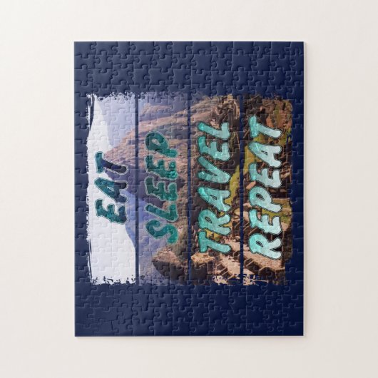 Sleep Travel Repeat - Machu Picchu, Peru Puzzle (Vertikal)