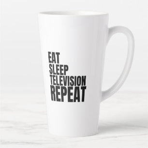 Sleep-TV-Wiederholung Milchtasse