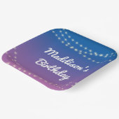 Sleep Under Half Sleep Over Lights Party Pappteller (Gewinkelt)