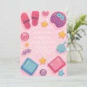 Sleep Under Party Invitation Einladung (Stehend Vorderseite)