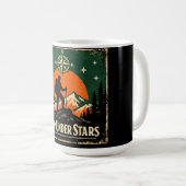 Sleep Under Stars – Stargazing Camper Nature Kaffeetasse (VorderseiteRechts)