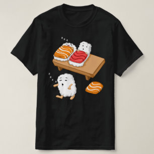 Sleep Walking Sushi Japanischer Feinschmecker T-Shirt