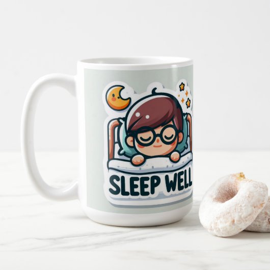Sleep well Collection Design Kaffeetasse (Mit Donut)