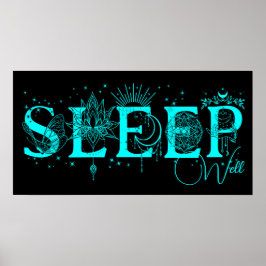 Sleep well spirituelle wall Art Collection Poster