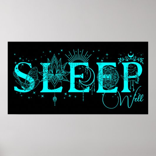 Sleep well spirituelle wall Art Collection Poster (Vorne)