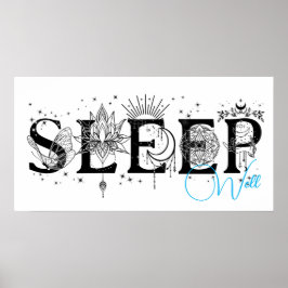 Sleep well spirituelle wall Art Collection Poster