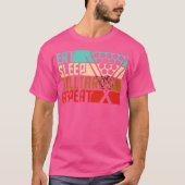 Sleep Wiederholung von Billard essen T-Shirt (Vorderseite)