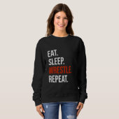 Sleep Wrestle Repeat - Funny Wrestling & Wrest Sweatshirt (Vorne ganz)