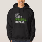 Sleep Wrestle Repeat - Wrestler Boy Men Hoodie (Vorderseite)