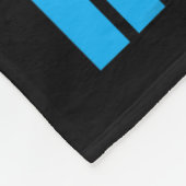 Sleep Yeet Wiederholung Vintag essen Fleecedecke (Ecke)