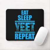 Sleep Yeet Wiederholung Vintag essen Mousepad (Mit Mouse)