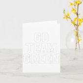 Sleepaway Summer Camp Colour War Go Green Team Spi Karte (Gelbe Blume)