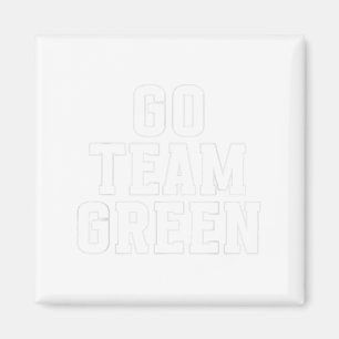 Sleepaway Summer Camp Colour War Go Green Team Spi Magnet