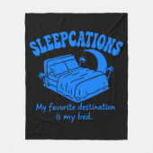 Sleepcations Fleecedecke (Vorderseite)