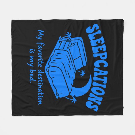 Sleepcations Fleecedecke (Vorderseite (Horizontal))