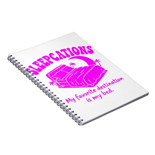 Sleepcations Notizblock (Rechte Seite)