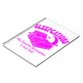 Sleepcations Notizblock (Linke Seite)