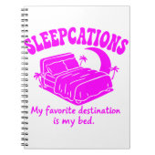 Sleepcations Notizblock (Vorderseite)