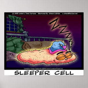 Sleeper Cell Funny Collectious Art Posters Poster
