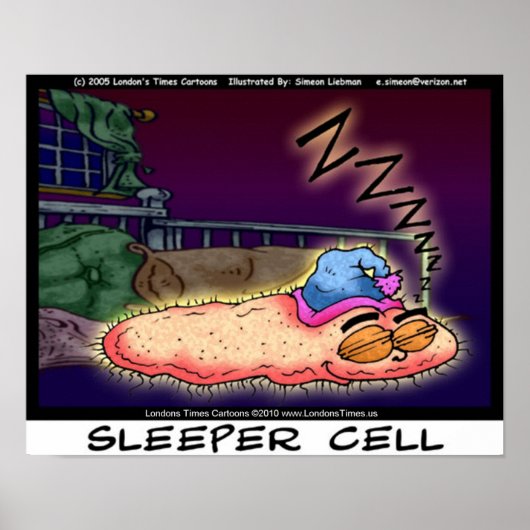 Sleeper Cell Funny Collectious Art Posters Poster (Vorne)