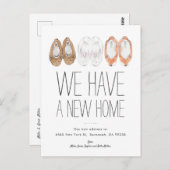 Sleepers haben wir eine neue Zuhause Moving Ankünd Postkarte (Vorne/Hinten)