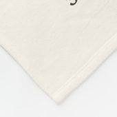 Sleeping Bear and Moon Birth Stats Baby Blanket Fleecedecke (Ecke)