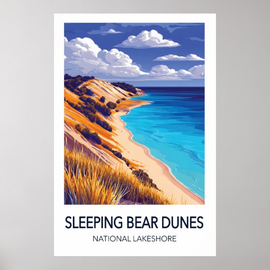 Sleeping Bear Dunes National Lakeshore Travel Poster (Vorne)