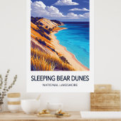 Sleeping Bear Dunes National Lakeshore Travel Poster (Küche)