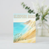 Sleeping Bear Dunes Postkarte (Stehend Vorderseite)
