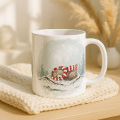 Sleeping Bear Mug Cozy Wasserfarben-Weihnachtsgesc Kaffeetasse