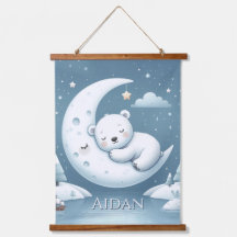 Sleeping Bear Personalisierter Babyname