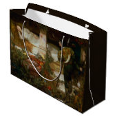 Sleeping Beauty (Loving Romantic Fairy Tale Scene) Große Geschenktüte (Rückseite Schrägansicht)