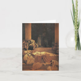 Sleeping Beauty, Maxfield Parrish Karte