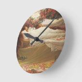 Sleeping Beauty Medium Round Clock Runde Wanduhr (Winkel)