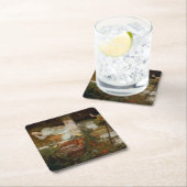 Sleeping Beauty (Pretty Princess From Fairy Tale) Rechteckiger Pappuntersetzer (Vor Ort)