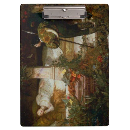 Sleeping Beauty (Prince Meets His Noble Princess) Klemmbrett (Vorderseite)