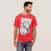 Sleeping Billie and Mittens friends T-Shirt (Vorne ganz)