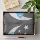 Sleeping Blue Boy Teddy Bear Seidenpapier (Geschenk)