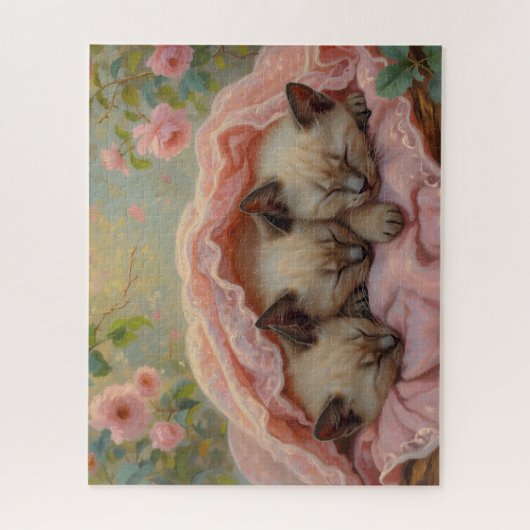 Sleeping Cats  Puzzle (Vertikal)
