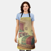 Sleeping Christmas Cats Apron Schürze (Getragen)