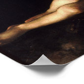 Sleeping Cupid by Caravaggio - Poster (Ecke)