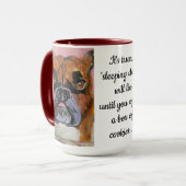 "Sleeping dogs will lie.." Tasse (Vorderseite Links)