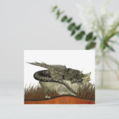 Sleeping Dragon on a Rock Postkarte (Stehend Vorderseite)
