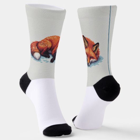 Sleeping Fox Socken (Gewinkelt)