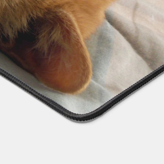 Sleeping Ginger Cat Schreibtischunterlage (Ecke)